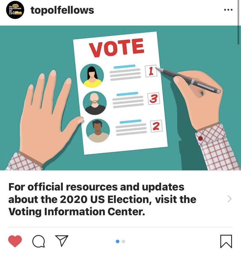 As November 3rd creeps up, remember to vote!