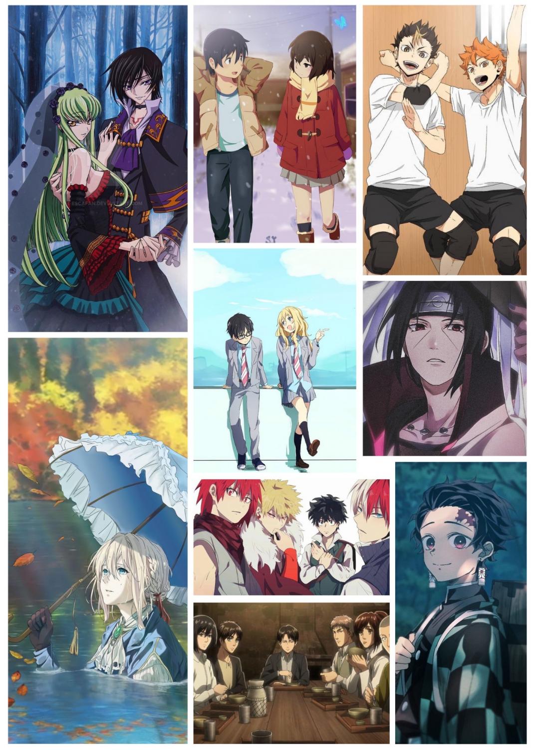 Anime Girl Trio - Other & Anime Background Wallpapers on Desktop Nexus  (Image 2247055)