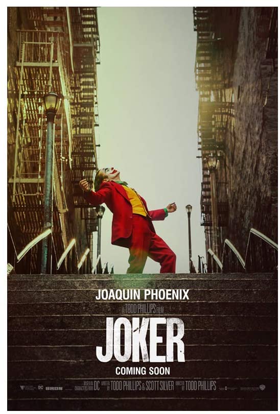 Joker was released in October of 2019 featuring Joaquin Phoenix as Joker.