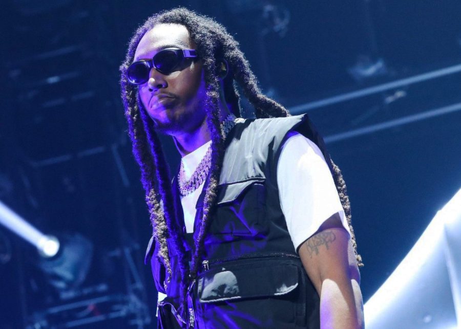 Takeoff performed with Migos at the 2019 BET Experience. (Source: Richard Shotwell/Invision/AP)