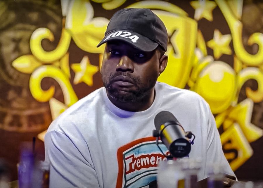 Ye spouts antisemitic remarks on public platforms. (Source: Drink Champs)