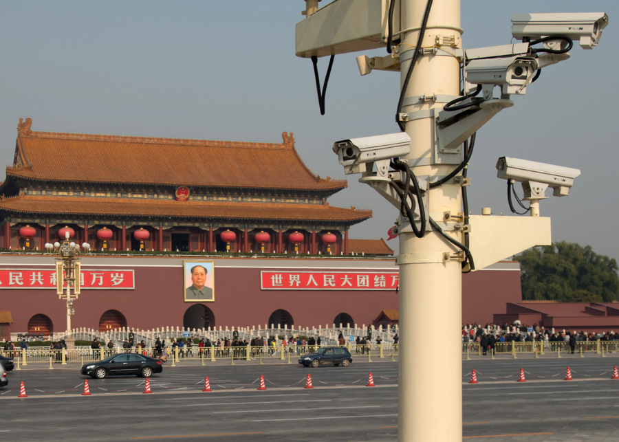 Cameras keep Chinese citizens under constant surveillance. (Source: Ed Jones)