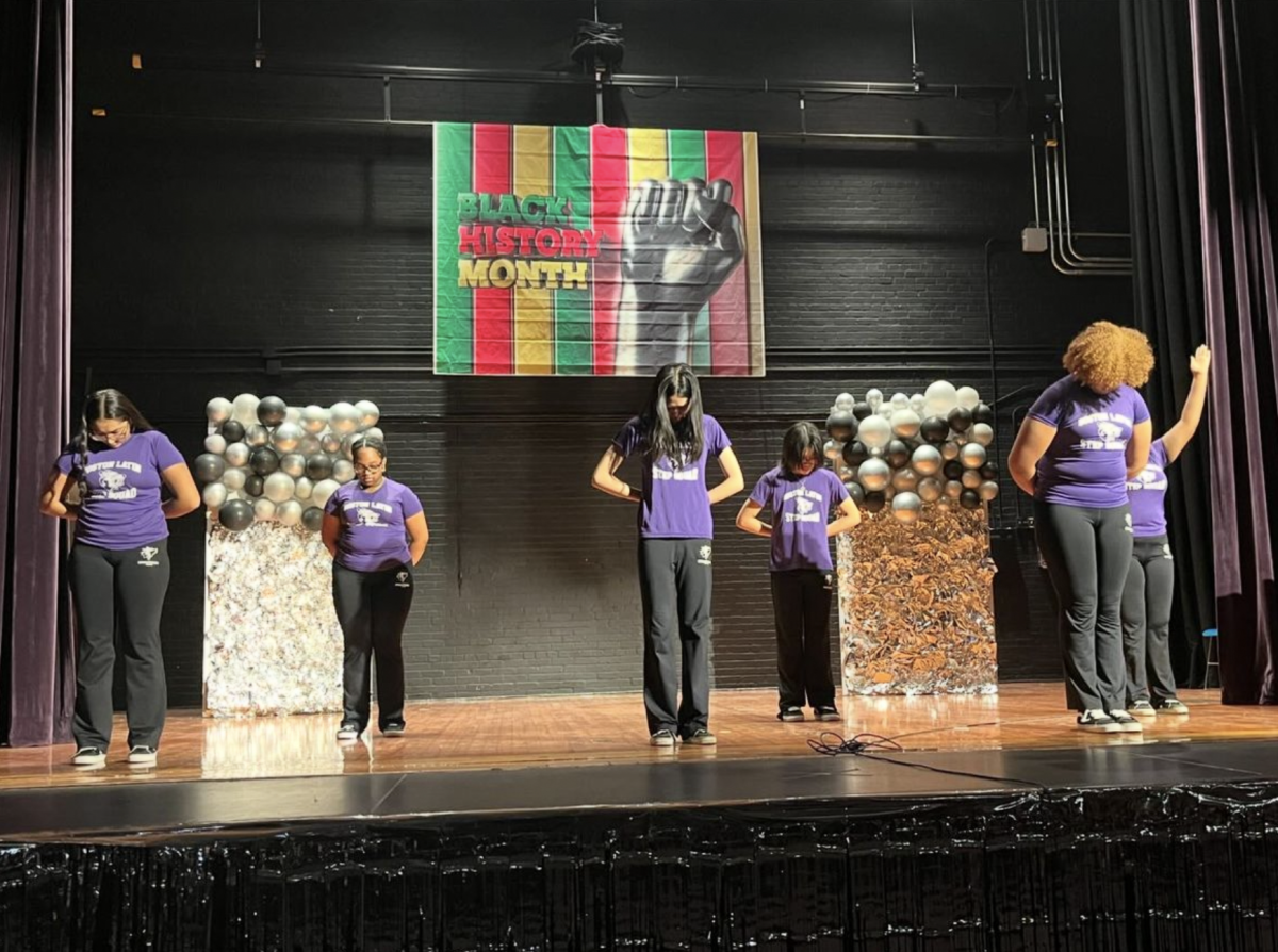 BLS Step Squad impresses at the Black History Month Showcase. (Source: @blsthrives)