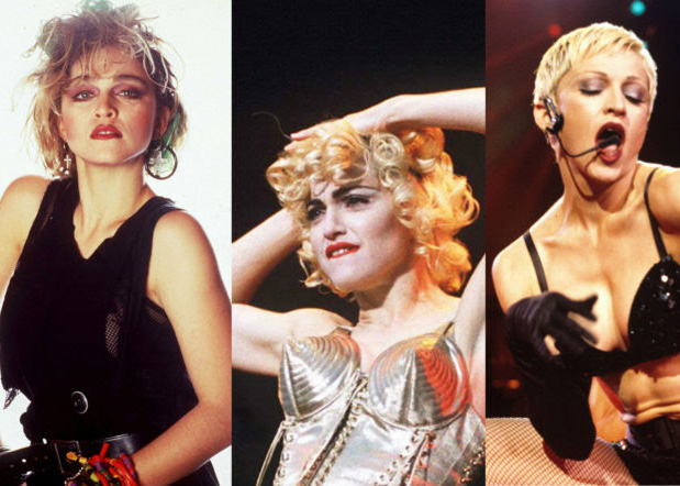 Madonna stuns in different musical eras throughout the years. (Source: NME (New Musical Express))