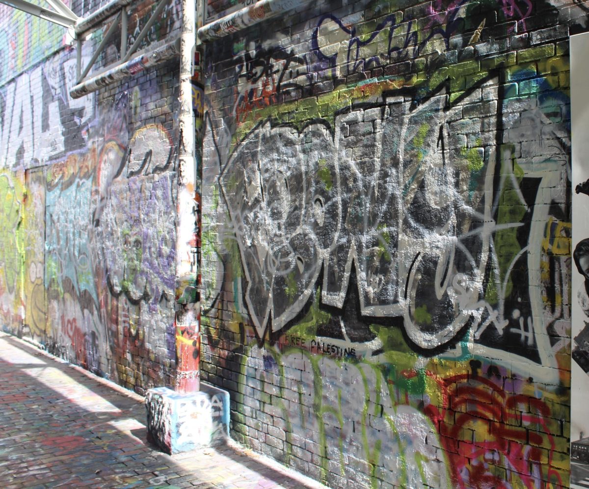 Cambridge’s Graffiti Alley allows artists to showcase their art. (Source: David Nguyen (IV))
