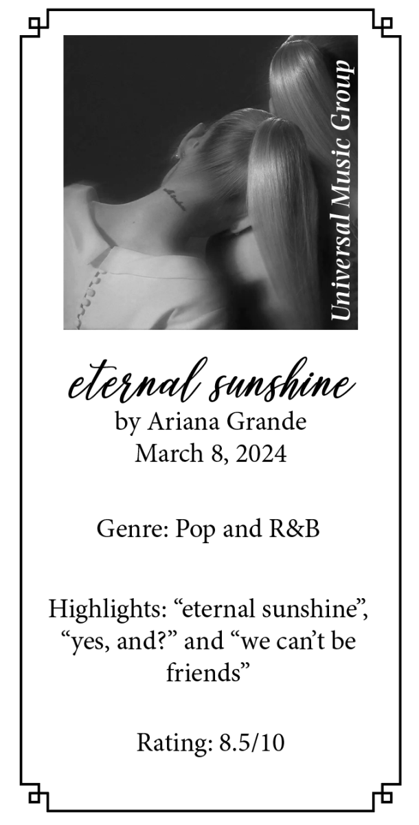 Album Review: eternal sunshine by Ariana Grande