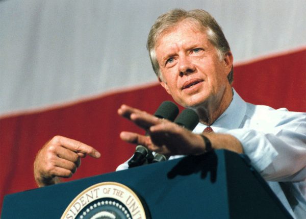 Former President Jimmy Carter addresses the nation. (Source: Jimmy Carter Library)