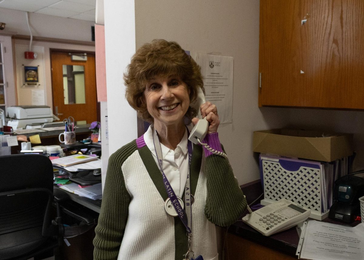 Ms. Pierce phones in her beloved 4 p.m. announcement. (Source: Ben Choi-Harris (I))