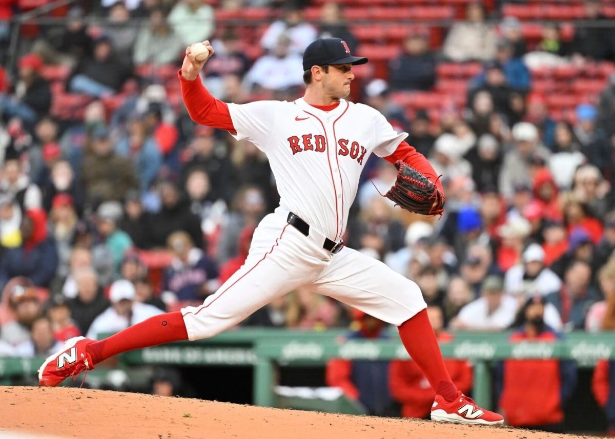 Garrett Whitlock pitches against the Toronto Bluejays at Fenway Park. (Source: Eric Canha)
