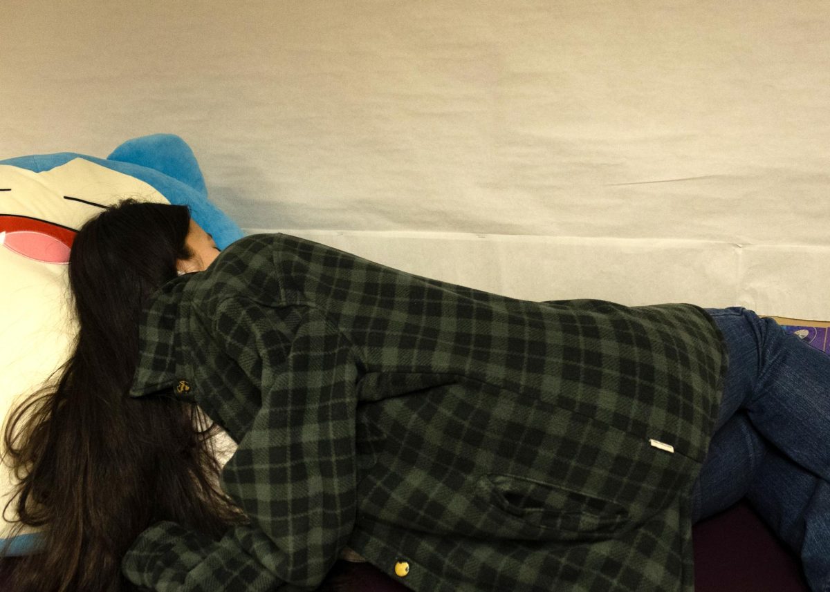 Student catches up on sleep during the day. (Source: Sophia Knobel (III))