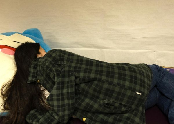 Student catches up on sleep during the day. (Source: Sophia Knobel (III))
