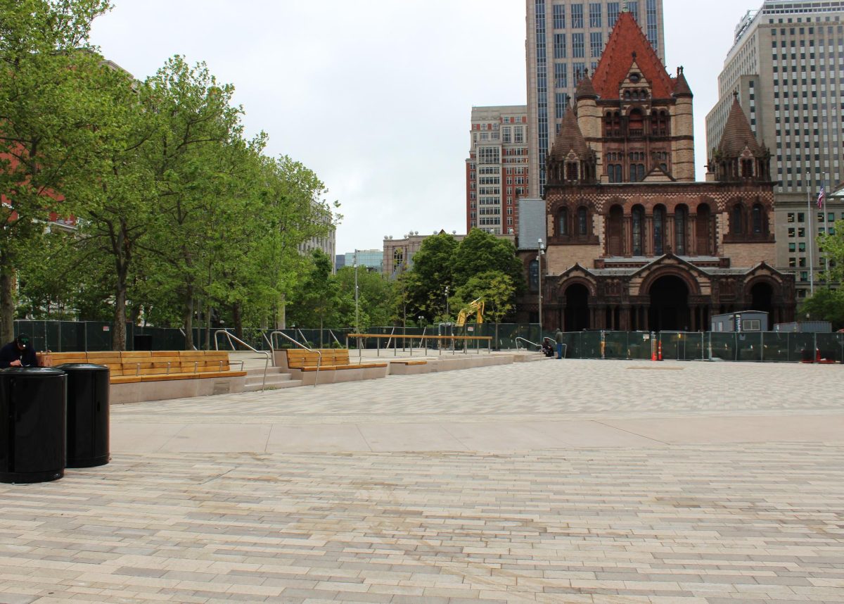 Copley Square Park sparks criticism as it partially reopens to the public after its renovation. (Source: Constance Fang (IV))