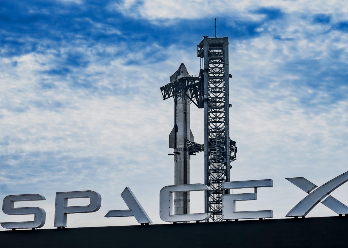 A rocket is seen at the Elon Musk's SpaceX launchpad. (Source: SpaceX via X)