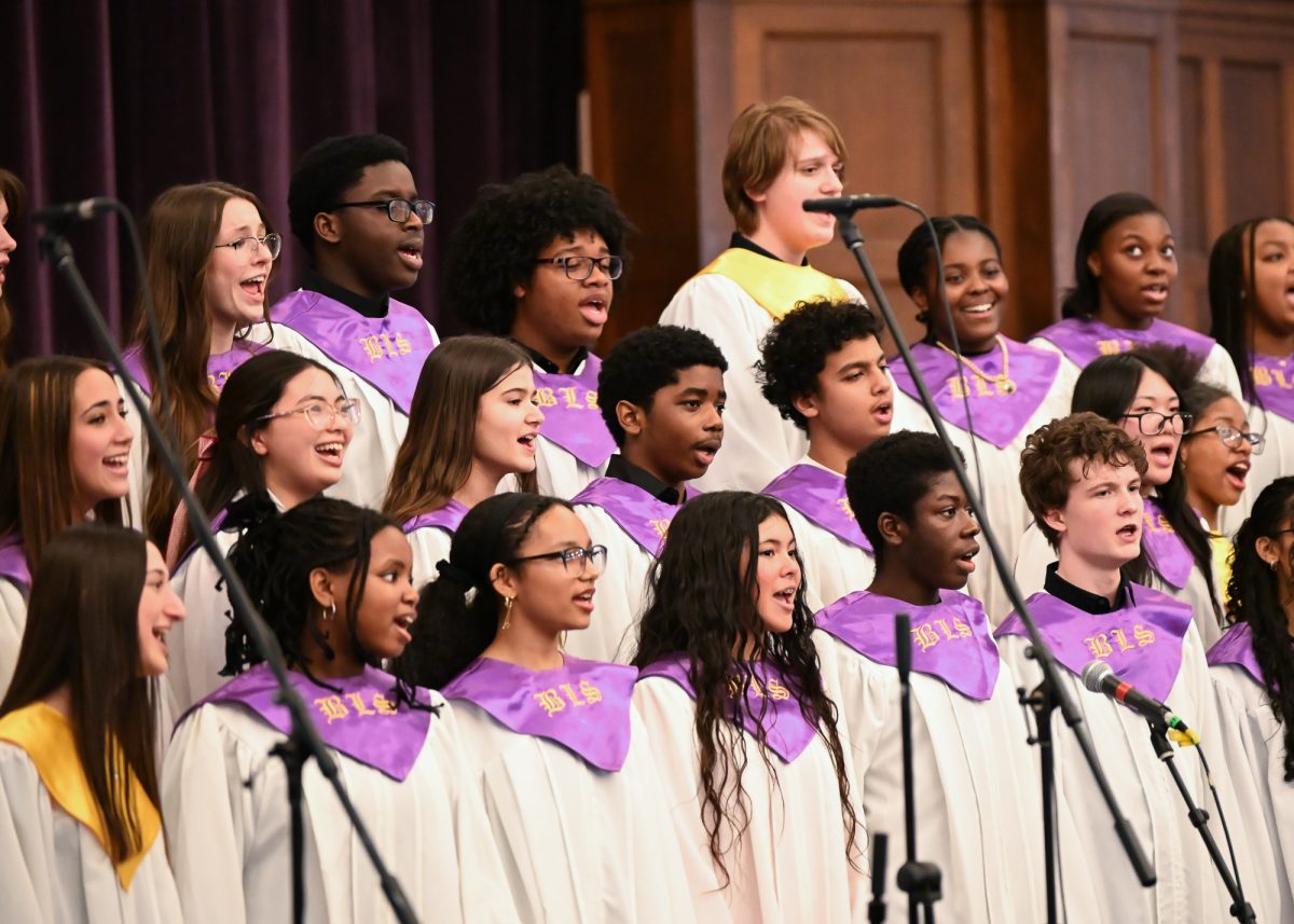 BLS Gospel Choir performs at the annual winter concert. (Source: Abby Wilson (IV))