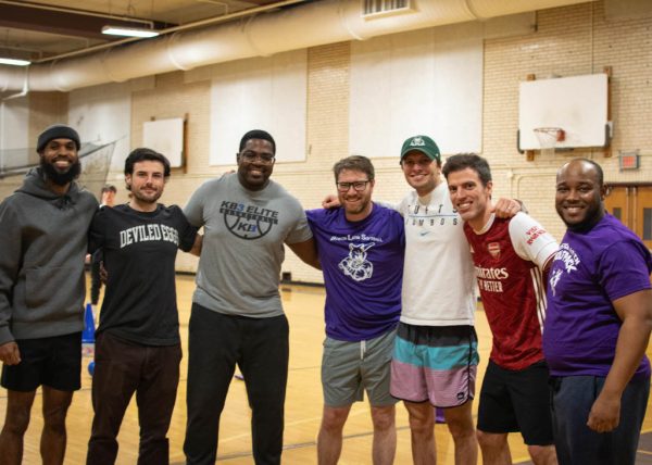 Boston Latin School students and faculty battle it out in the annual Student Council Dodgeball Game! (Source: Nuria Araujo Silva Zongo (III))